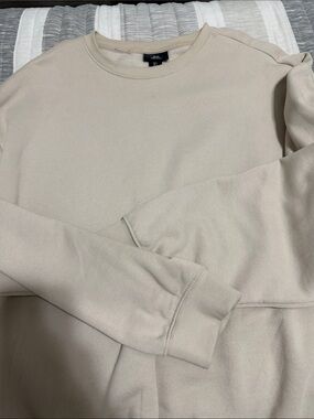 H&M Men's Crewneck Sweatshirt - Beige